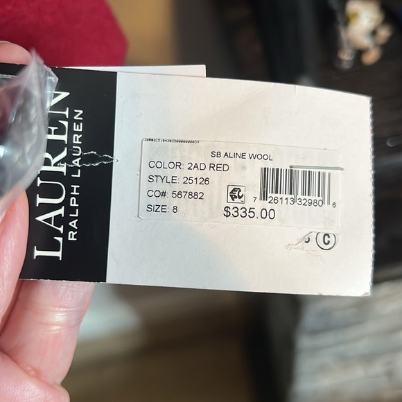 LAUREN RALPH LAUREN Black Label Women’s Coat NWT 64% Wool 26%Polyester10% Rayon - Picture 3 of 11